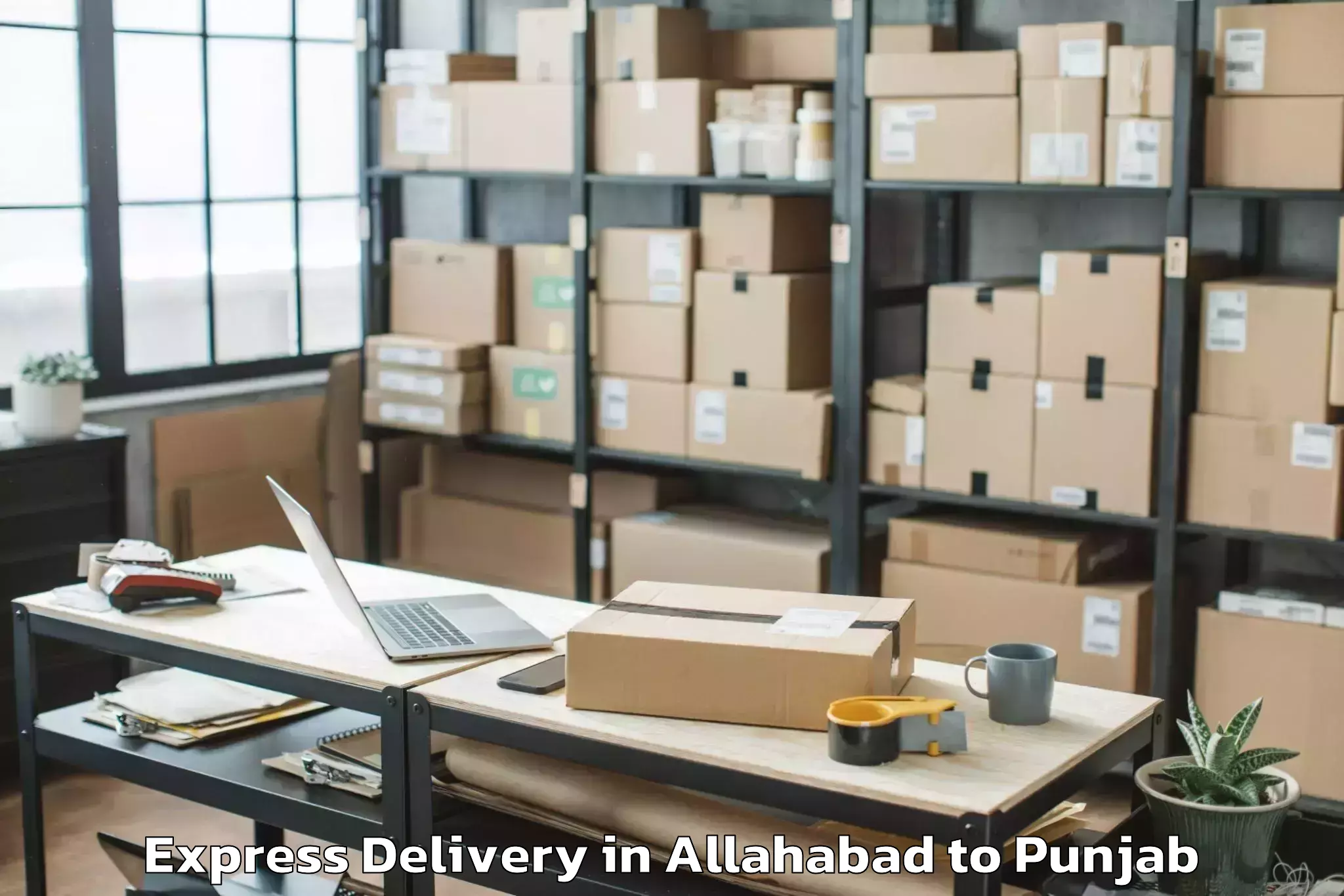 Easy Allahabad to Phillaur Express Delivery Booking